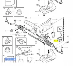 Lenkgetriebesensor Volvo S80 V70 S60 XC90 XC70 30741754