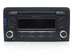 Radio CD OEM 8P0035186AB para Audi A3 8P