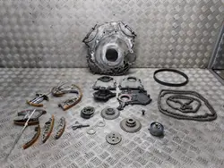 Koko jakohihnasetti + suojat Audi A6 C6 2.7 TDI