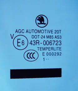 Vitre Portière Arrière Gauche Skoda Roomster OEM DOT24M85AS3