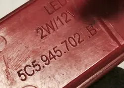 Réflecteur de pare-chocs droit VW Beetle OEM 5C5945702B