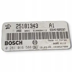 Unidade Controlo Motor OEM 0281016588 para Opel Antara