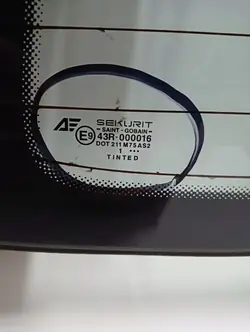 Vitre arrière OEM 0000160321 pour VW Sharan/Seat Alhambra