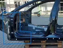Audi A7 II Front linker Pfosten OEM AUDIA7SŁULEWPR