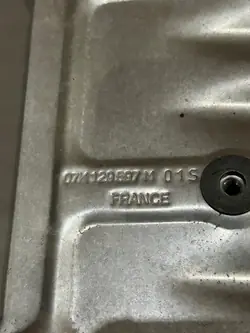 Audi RS3 8V turbon lämpösuoja OEM 07K129597M