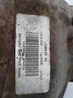 Mecanismo de Diferencial Traseiro Mercedes-Benz Vito Viano W639