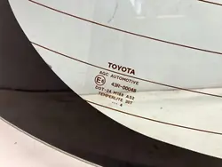 Vitre de hayon arrière Toyota Yaris III OEM OYT23726