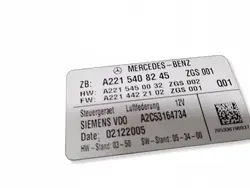 Mercedes Airmatic ABC styrmodul OEM a2215408245