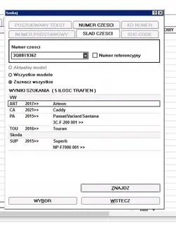 Webasto tilläggsvärme OEM 3Q0815005AJ 3Q0819362