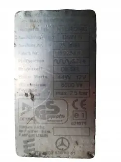 Webasto verwarming OEM 189254AJ voor Mercedes Sprinter