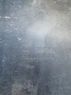 Aile avant gauche Opel Meriva B OEM 13267680