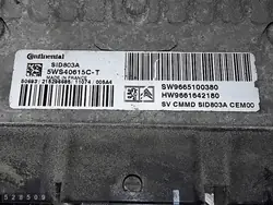 2011 Peugeot Expert ECU 2000HDI 9665100380