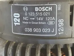 Alternateur Volkswagen OE 038 903 023J