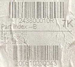 Renault Accu Controller Module OEM 243800010R