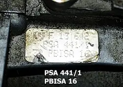 Carburador Solex OEM 32PBISA16 para Citroen Renault