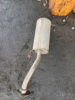 OEM Tłumik końcowy NISSAN MICRA K12 2003r 1.5 dci