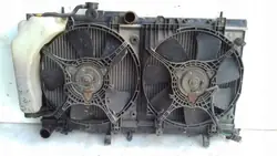 CHŁODNICA WODY WENTYLATORY DO SAMOCHODU SUBARU IMPREZA II 2.0 16V 00-