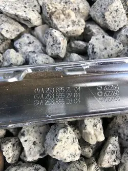 Fram höger stötfångartrim MERCEDES-BENZ GLC X253 CHROM A2538852104