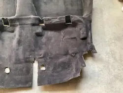 Gebrauchte schwarze Fußmatte OEM WYKŁADZINA/SDV10557 Mercedes
