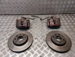 Gebrauchte Bremscheiben Hinten + Beläge + Bremssättel Fiat Grande Punto