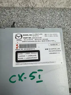 Radio Navegador Mazda CX-5 2012-2015 OEM CV-VM42F4JMA