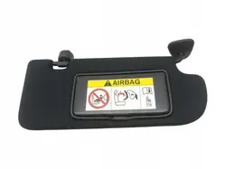 OEM 5907911261870 Zonneklep rechts passagier zwart