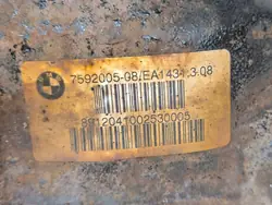 BMW X3 F25 2.0D N47T Différentiel Arrière 7592005