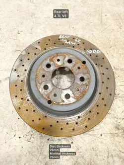 Maserati Remschijf OEM 2284110K Achter Gebruikt