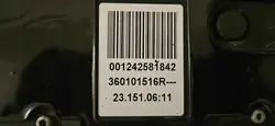 Elhandbroms OEM 360101516R för Renault Scenic II