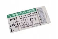 Styrenhet servostyrning OEM 1129004381 för Toyota