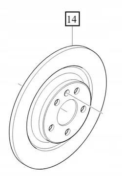 Disco de Freio Traseiro Volvo