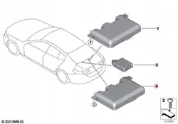 Antennförstärkare OEM 8795960 för BMW Z4 G29 2019