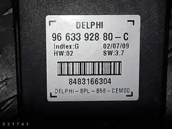 2009 Citroen C4 Picasso ECU 9663392880