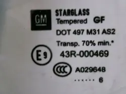 OEM CADILAK-Bochnia-497824- Heck rechts Karosserieglas