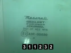 Maserati 3200 GT dörrglas OEM AM-311232
