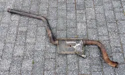 Porsche 928/S4 Mittelschalldämpfer Links OEM 92811109303