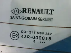 Vitre arrière chauffante OEM 493674 pour Renault Megane III