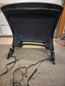 Teto dobrável preto Audi A5 8W Cabrio S-Line OEM