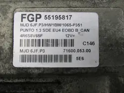 FIAT PUNTO 1.3 JTD Contrôleur Moteur 55195817