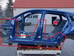 Pilier central gauche Mercedes EQC 400 W293 OEM MERCEDESEQCSŁPP