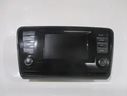 Skoda Bolero Radio-display OEM 5E0919605B - Gebruikt
