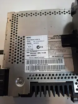 Käytetty MINI CD-vaihtaja OEM 3453634 Cooper R56:lle