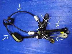 Enlace selector de marchas Nissan Qashqai J11 OEM 34413-4EA0A