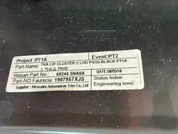 OEM Radio Skärm Ram Infiniti QX50 2018-2020