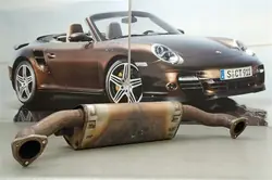Porsche 911 997.2 Silencieux central d'occasion OEM 99711118032