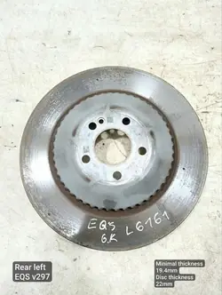 Mercedes-Benz EQS 2022 Hinterachse Bremsscheibe OEM A2974230500