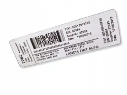 Almofada Airbag OEM 00518913720 Direita Fiat Doblo