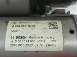 Motor de arranque A6549061600 2.0 CDI Mercedes-Benz Classe C IV