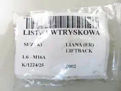 Injectorrail Suzuki Liana Liftback 1.6 M16A OEM