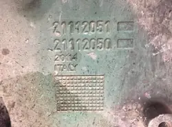 OEM 21112051 Volvo Couvercle de refroidisseur d'huile